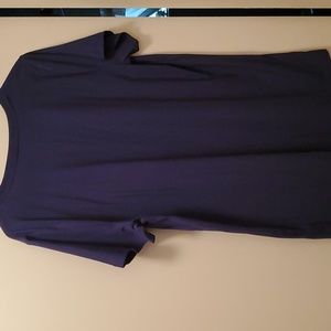 Navy blue short sleeve shirt